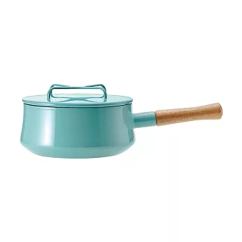 《DANSK》琺瑯單耳燉煮鍋藍綠色