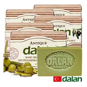 【土耳其dalan】傳統工法手工系列–橄欖油潔膚皂170G X5 下殺組