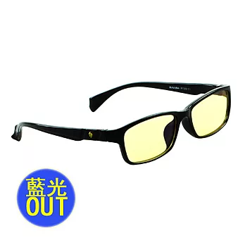 RAKISH 吸收式專用濾藍光眼鏡 # 7202-C1黑色