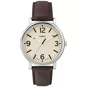 【TIMEX】TIMEX 經典復刻冷光系列(咖啡/白 TXT2P526)