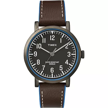 【TIMEX】TIMEX 經典復刻冷光系列(黑/咖啡 TXT2P506)