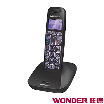 WONDER旺德 DECT數位無線電話 WT-D05黑色