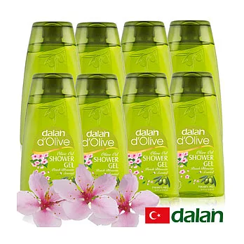 【土耳其dalan】d’Olive橄欖油桃花pH5.5沐浴露8入桃花必開組