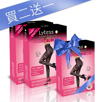 Lytess 法國原裝 4合1紓壓輕塑美腿絲襪 買2送1S黑色1號