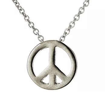 【Dogeared】美國品牌Reminder祈願925純銀項鍊~創造和平Peace