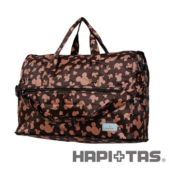 HAPI+TAS 米奇摺疊旅行袋(小)咖啡