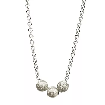 Dogeared 銀色星辰豆豆 three wishes 迷你霧面款 銀色許願項鍊 18吋 附原廠盒