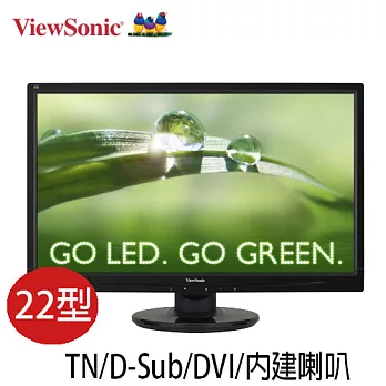 《優派ViewSonic》 VA2246M 22吋 LED液晶顯示器