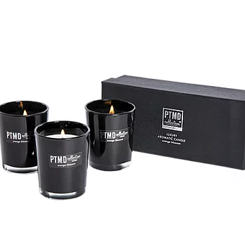 PTMD 居家香氛蠟燭（三入）(落花香橙)