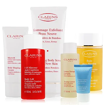 【CLARINS 克蘭】纖體保濕組