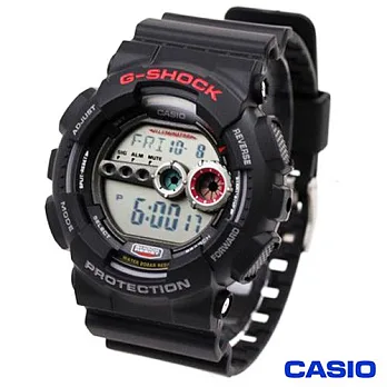 CASIO卡西歐 G-SHOCK個性強悍高亮眼休閒腕裱GD-100-1A