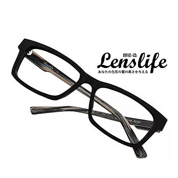 【麟武-造】光學仿木手工眼鏡-可配鏡片即搭造型(L1936-SC1HA)