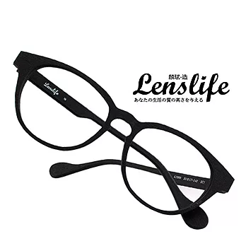 【麟武-造】光學仿木手工眼鏡-可配鏡片即搭造型(L1986-SC1)質感黑