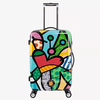 AOU & 美國BRITTO 旅行箱 28吋 TSA海關鎖 時尚潮流連線 (新蝴蝶) 97-001A-D3