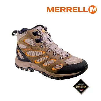 MERRELL 男Gore-Tex 戶外多功能鞋(ML41801)8棕/橘