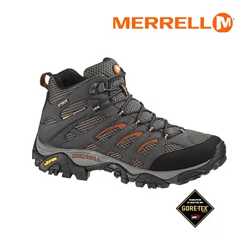 MERRELL 男Gore-Tex 戶外多功能鞋(ML87313)10灰/橘