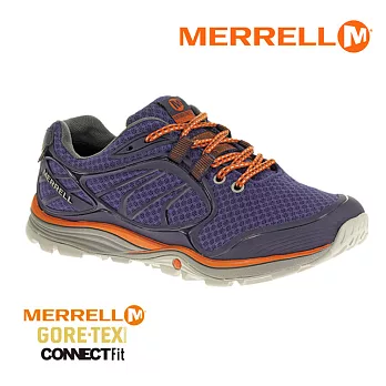 MERRELL 女Gore-Tex SPEED HIKING健行鞋(ML01726)6藍紫/桃橘