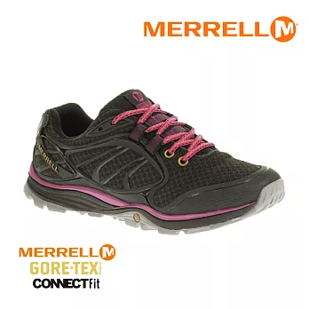 MERRELL 女Gore-Tex SPEED HIKING健行鞋(ML01722)6黑/桃紅