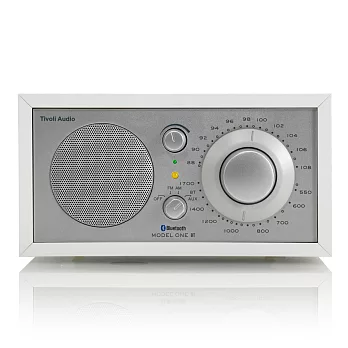 Tivoli - Model One BT AM/FM 桌上型藍牙喇叭收音機(白銀色)