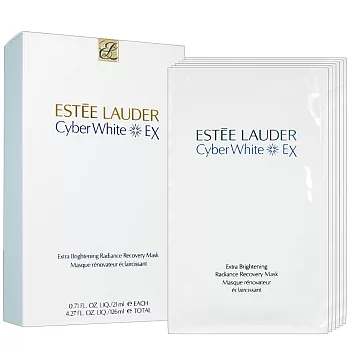 ESTEE LAUDER 雅詩蘭黛 HD超畫質晶燦美 白面膜(21ml*6片)