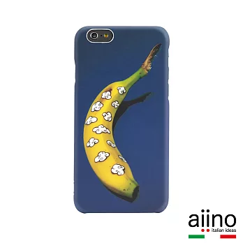 Aiino Banana Graffiti 香蕉塗鴉藝術系列 Apple iPhone 6 4.7 吋手機殼 - 雲朵片片 (AIIPH6CV-BNSK)