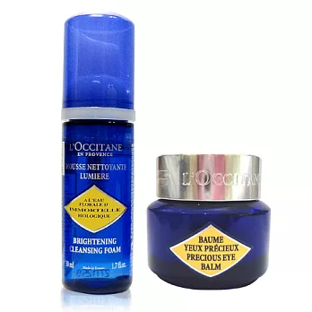 【L’OCCITANE】蠟菊潔面慕絲(150ml)送蠟菊眼霜正貨(15ml)