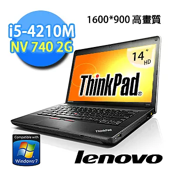 【Lenovo】ThinkPad E440 20C5A0JBTW 14吋HD+畫質專業商務筆電 (i5-4210M/4G/2G獨/500G/Win7 Pro)