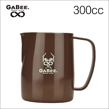 GABEE. 1407B拉花杯(咖啡色) 300CC (HC7104BR)