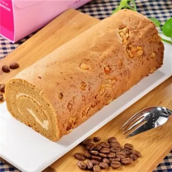 【艾波索】西雅圖咖啡核桃瑞士捲(360g)