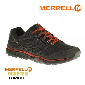 MERRELL 男Gore-Tex SPEED HIKING健行鞋(ML01723)8黑/紅