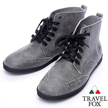 Travel Fox STYLE-牛津高筒靴914612-13-39灰色