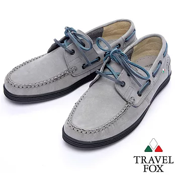 Travel Fox STYLE-麂皮帆船鞋914614-13-39灰色