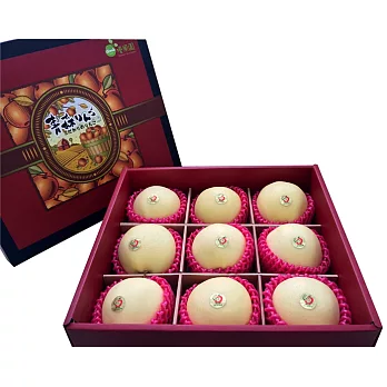 【UH】優果園 - 金星蘋果精緻禮盒(9顆/盒)