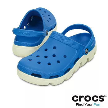 Crocs - 中性 - 動力迪特平底鞋36海洋藍/白色