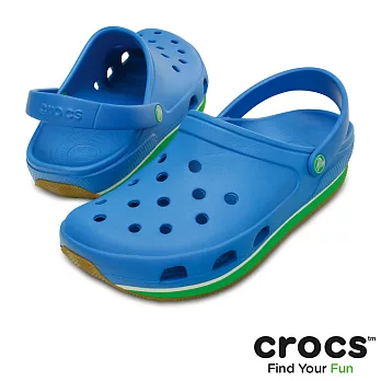 Crocs - 中性 - 復刻克駱格 -44.5海洋藍/青草綠色