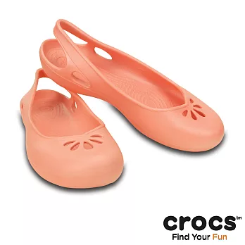 Crocs - 女款 - 派珀女鞋 -35西瓜紅色