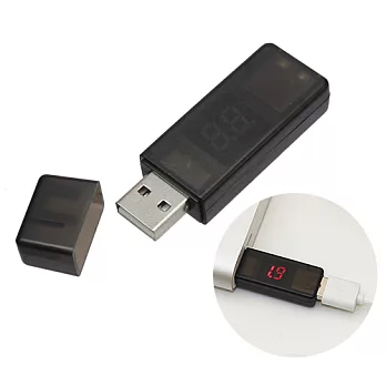 《充電助手》 USB快速充電液晶轉接器(可顯示電流)