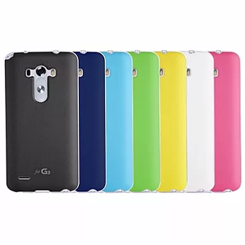 for LG G3(D855)LG進口 VOIA Jell Skin case 彈力果凍邊框保護背蓋白