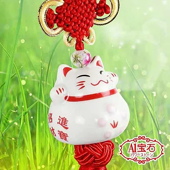 【A1寶石】頂級彩繪招財貓掛飾(含開光)