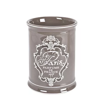 法國生活 Mathilde M. 瑪蒂恩 灰色巴黎圖紋牙刷杯