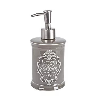 法國生活 Mathilde M. 瑪蒂恩 灰色巴黎圖紋洗手乳罐