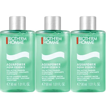 BIOTHERM 碧兒泉 男仕活泉超保濕精華水(30ml)*3