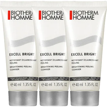 BIOTHERM 碧兒泉 極致亮白潔顏膠(40ml)*3