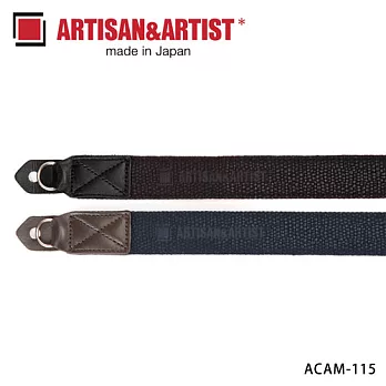 日本 ARTISAN＆ARTIST 帆布相機背帶 ACAM-115 (AA)海軍藍