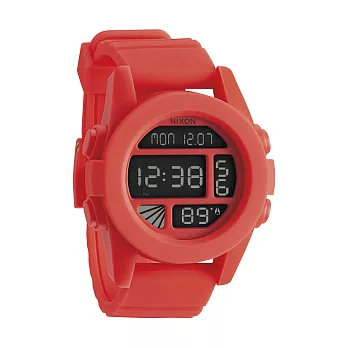 【NIXON】有型UNIT電子錶霓虹橘