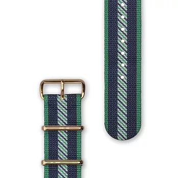 HYPERGRAND - 22MM Warwick NATO STRAP 瓦立克學院錶帶(銀釦)