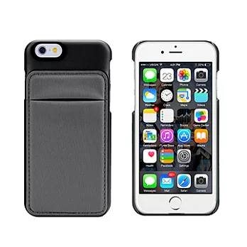 ECOLA iFUN系列 時尚插卡式手機保護殼 for iPhone 6 (BS-EM07)黑色