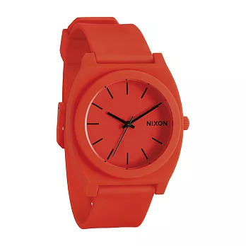 【NIXON】人氣繽紛入門款TIME TELLER P霓虹橘