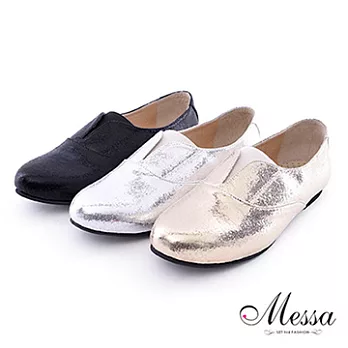 【Messa米莎】(MIT) 格調雅痞時尚舒適柔軟紳士款內真皮樂福鞋-三色35黑色
