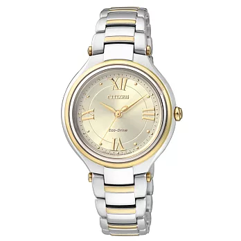 CITIZEN L系列 純粹韻味典藏女錶-半金